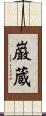 巌蔵 Scroll