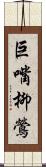 巨嘴柳鶯 Scroll