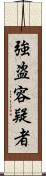 強盗容疑者 Scroll