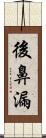 後鼻漏 Scroll