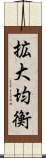 拡大均衡 Scroll