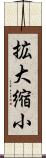 拡大縮小 Scroll