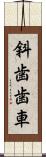 斜歯歯車 Scroll