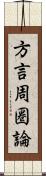 方言周圏論 Scroll