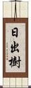 日出樹 Scroll