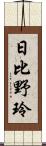 日比野玲 Scroll