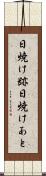日焼け跡 Scroll