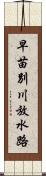 早苗別川放水路 Scroll