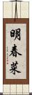 明春菜 Scroll