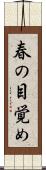 春の目覚め Scroll