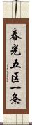 春光五区一条 Scroll