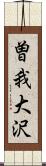 曽我大沢 Scroll