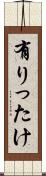 有りったけ Scroll