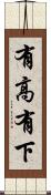 有高有下 Scroll