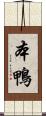 本鴨 Scroll