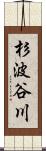 杉波谷川 Scroll
