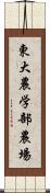 東大農学部農場 Scroll