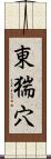 東猯穴 Scroll