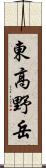 東高野岳 Scroll