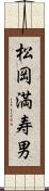 松岡満寿男 Scroll