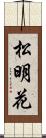 松明花 Scroll