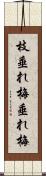 枝垂れ梅 Scroll