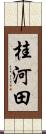 桂河田 Scroll