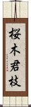 桜木君枝 Scroll