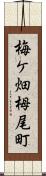 梅ケ畑栂尾町 Scroll