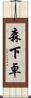 森下卓 Scroll
