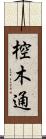 椌木通 Scroll