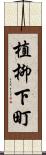 植柳下町 Scroll