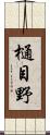 樋目野 Scroll