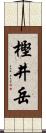 樫井岳 Scroll
