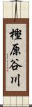 樫原谷川 Scroll