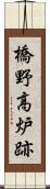 橋野高炉跡 Scroll