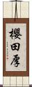 櫻田厚 Scroll