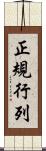 正規行列 Scroll
