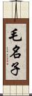 毛名子 Scroll