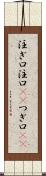 注ぎ口 Scroll