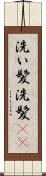 洗い髪 Scroll