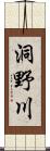 洞野川 Scroll