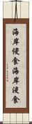 海岸侵食 Scroll