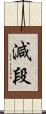 減段 Scroll