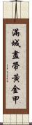 滿城盡帶黃金甲 Scroll