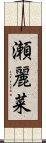 瀬麗菜 Scroll