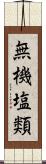 無機塩類 Scroll