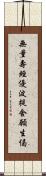 無量壽經優波提舍願生偈 Scroll