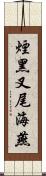 煙黑叉尾海燕 Scroll