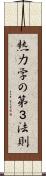 熱力学の第３法則 Scroll